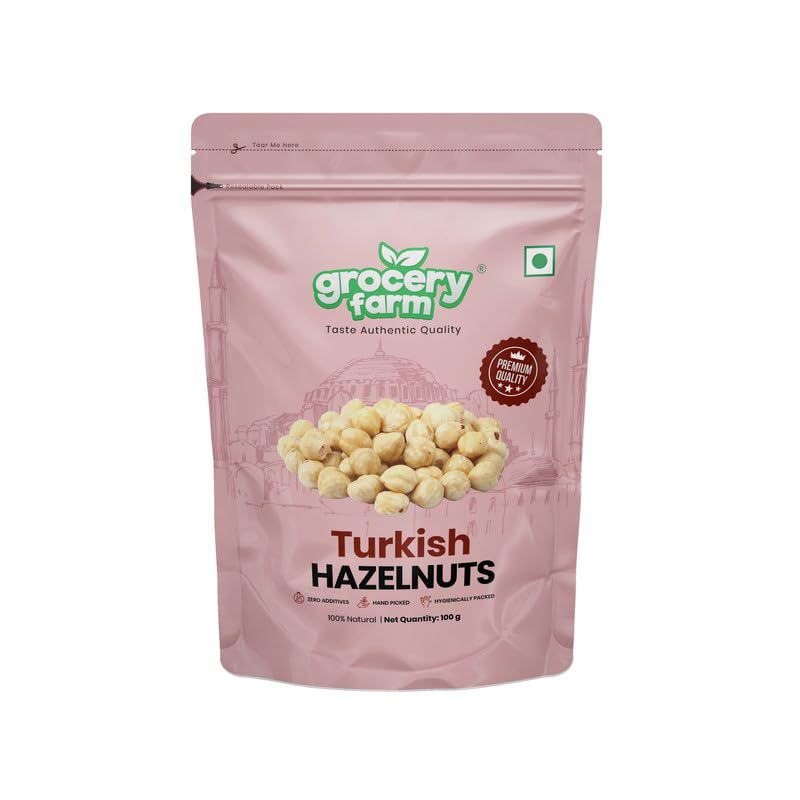 Grocery Farm Turkish Hazelnuts 100gm | Nutrient-Rich, Heart-Healthy Energizing Premium Snack | Crunchy, Delicious & Wholesome | Can be added to Chocolates, Brownies & Other Baked Goods (B0CJJ8HP99) Amazon Price History, Amazon Price Tracker