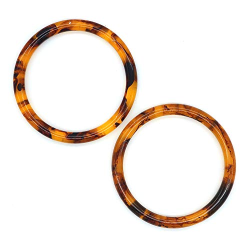 POFET 2 Pezzi Manici Rotondi in Resina Solida