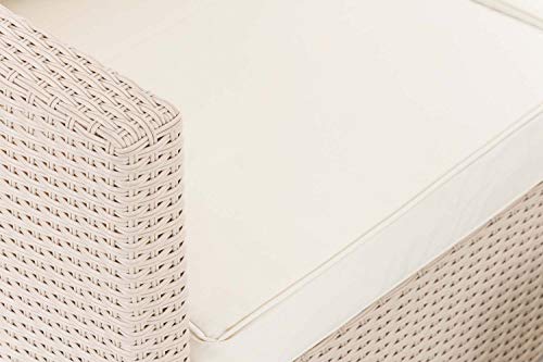 CLP Poly-Rattan Lounge-Set Genero 5 MM l Garten-Set Mit 5 Sitzplätzen l Komplett-Set: 3er Sofa + 2er Sofa + Tisch, Farbe… – Bild 5