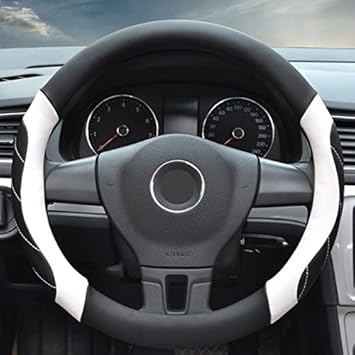 Glaceon Anti-Skid Breathable Ice Silk Steering Wheel Cover for Men car Handle Protector for Auto/Truck/SUV/Van (Faux Leather)
