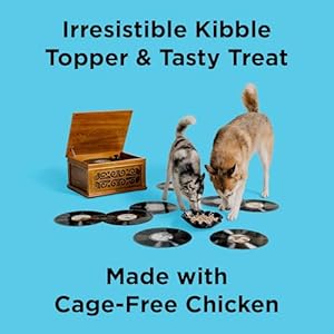   BIXBI-Liberty-Freeze-Dried-Dog-Food-Topper-Dog-Treat-Chicken-Recipe-45-oz-98-Meat-and-Organs-Pantry-Friendly-Raw-Treat-or-Food-Topper-USA-Made