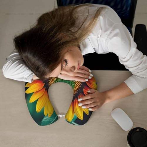 Almohada viscoelástica de viaje tamaño único negra miniatura 7