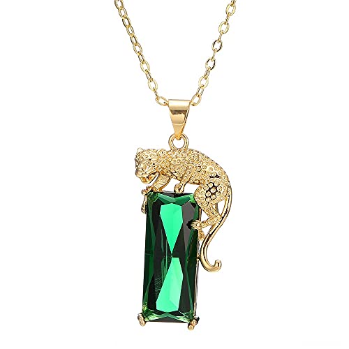 Collier émeraude naturelle et argent 925 dore 14 carats pour femme de style intemporel