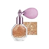 DLZZRS Shimmering Highlighter Powder Spray, Sparkle Powder High Gloss for Face Body & Hair, Long-lasting Glitter Waterproof Face Highlighter Spray for Women Party or Daily Wear (#05)