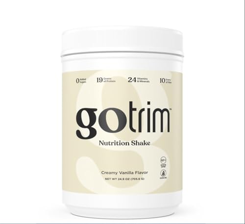 GoTrim Nutrition Shakes - Creamy Vanilla, High Protein, Meal Replacement