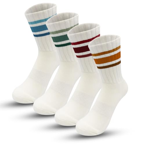 Foot Cardigan Organic Cotton Kids Socks Non Slip Grip Crew 5 Pairs Boys Girls Toddler to Teen Ages 2-14 product thumbnail 14