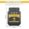 ZIMISI OBD2 Scanner Reader, Car Code Reader Connect to Phone, Auto Diagnostic Scan Tool, OBD2 Scanner for Reset/Clear Car Engine Error Code, Fits iPhone & Android