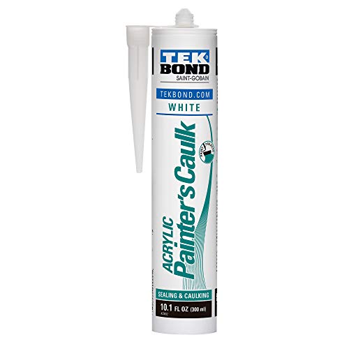 Tekbond Caulk, Painter's Caulk, Paintable White Acrylic Caulk Sealant For Interior And Home Projects, 10.1Oz (Pack Of 1) #TOP2