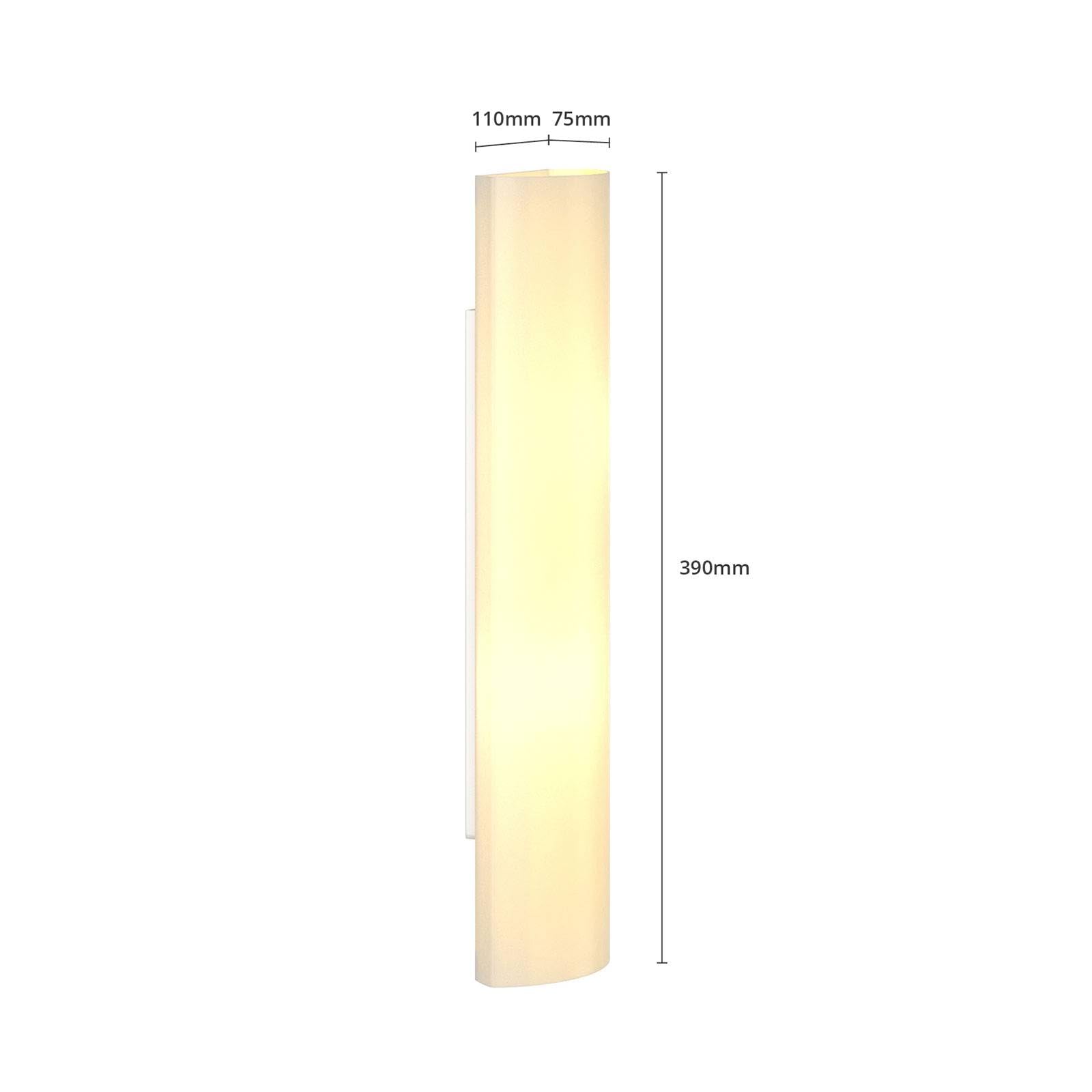 Lindby Wandleuchte, Wandlampe Innen Ophelia (Modern) in Weiß aus Glas (2 flammig E14) - Wandstrahler Wandbeleuchtung Schlafzimmer/Wohnzimmer Flurleuchte