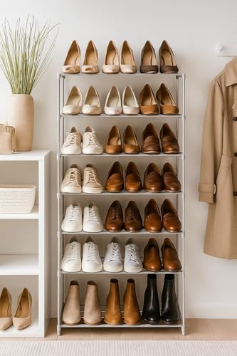 Sapateira Vertical para até 30 Pares Premium com 10 prateleiras r...
