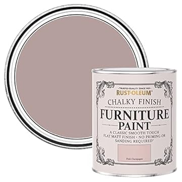 Rust-Oleum Pink Upcycled Furniture Paint in Chalky Finish - Pink Champagne 750ml