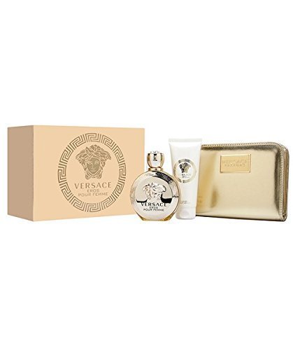 Versace Eros Pour Femme Eau De Parfum 3 Pcs Gift Set For WomenNew in Box