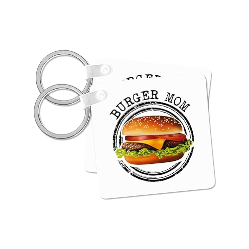 3dRose, Burger Mom Cool Hamburger Cheeseburger Sandwich Barbecue BBQ Food,