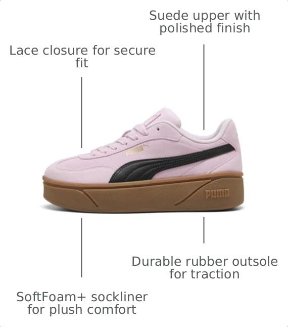 Image of PUMA Women's Club II Era Platform Sneakers | Casual Shoes