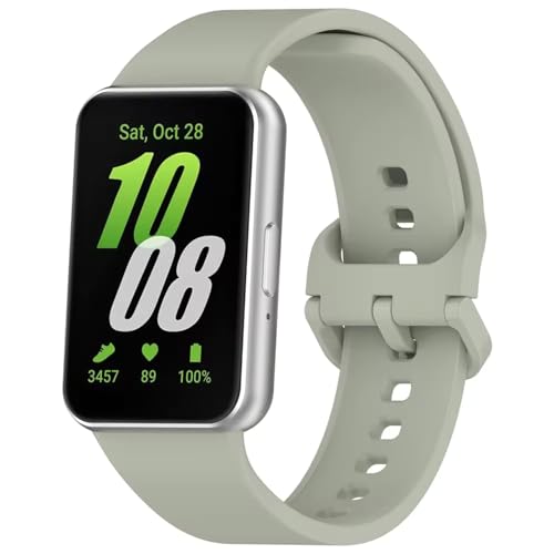 Kapture Straps Compatible for Samsung Galaxy Fit 3 strap, samsung fit 3 strap, straps for samsung fit 3 watch, Silicone Replacement Watch Strap, bracelet, Wristbands for fit 3 samsung (Grey Coud) (B0D366HD38) Amazon Price History, Amazon Price Tracker