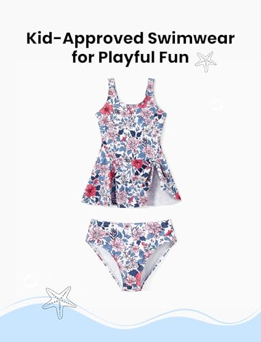 PATPAT Family Matching Swimwear Floral Pattern Tankini Swimsuits and Swim Trunks2