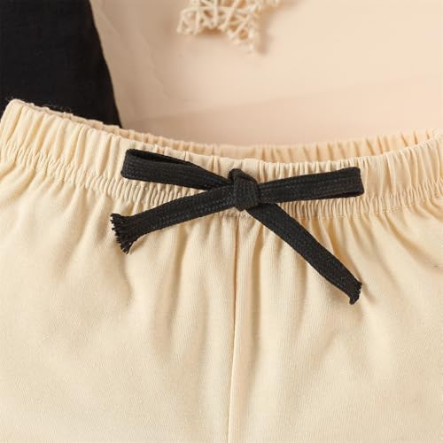 Image of Ayzozuy Boy Clothes Colorblock Top + Drawstring Waist Shorts 2 Pieces Kid Summer Outfits Set