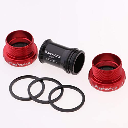 YIJU 2 Peças para Ciclismo de Montanha para Bicicleta Bicicleta Tipo de Rosca BB68-73 Mm Suporte Inf