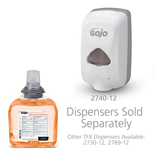 Gojo Tfx Premium Foam Antibacterial Handwash, Fresh Fruit Scent, 1200 Ml Foam Hand Soap Refills Tfx Touch-Free Dispenser (Pack Of 2) - 5362-02 #TOP2