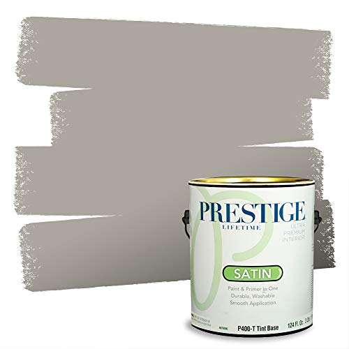 Comparison: Best Blue For Kitchen Cabinets Sherwin Williams 9 PRESTIGE Paints Interior Paint and Primer In One, 1-Gallon, Satin, Comparable Match of Sherwin Williams* Dorian Gray*