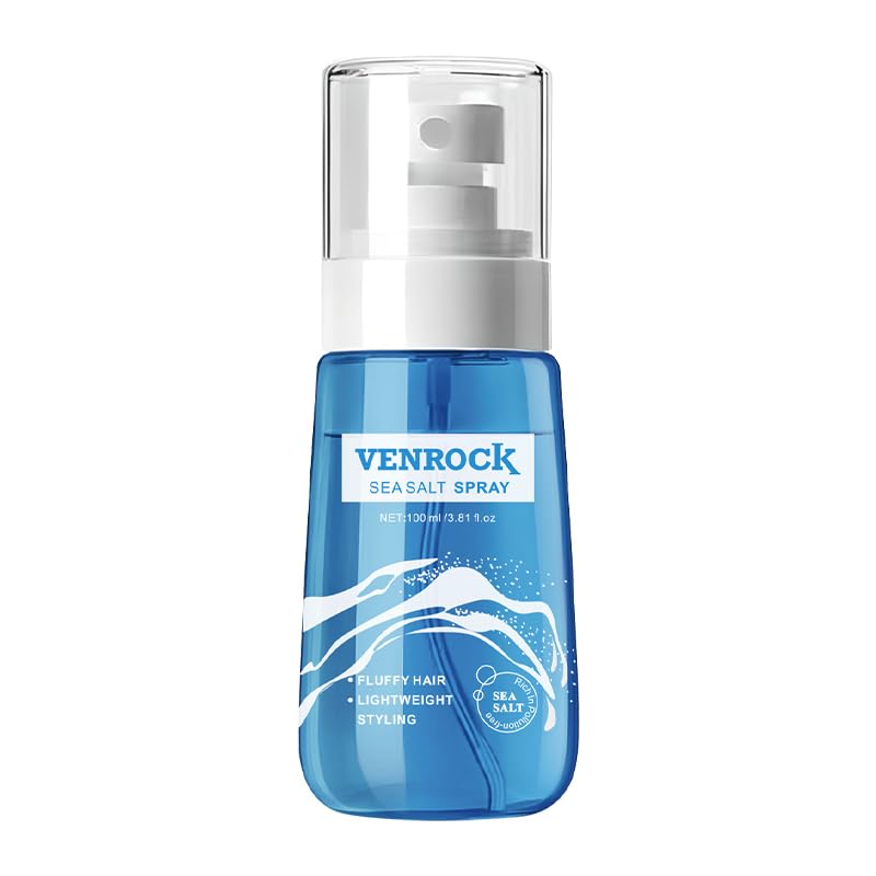 Venrock Sea Salt Spray - Natural Hair Texturizing Volumizing Solution - 100ml for Effortless Beach - Wave Styles