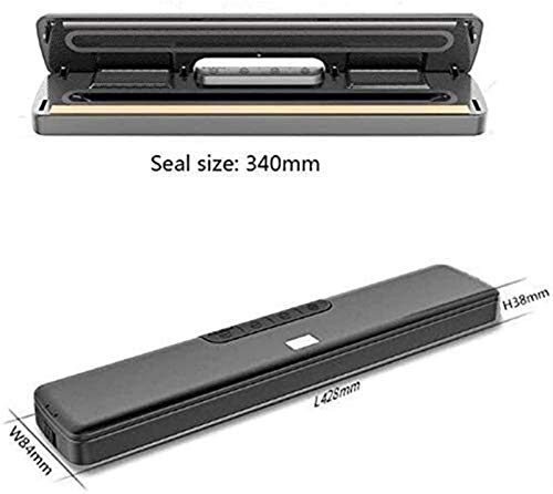 Vacuum Sealer Machine, Food Fresh Preservation Vacuümafdichtingsmachine 34 cm Plastic afdichtingsmachine gelast,met 20… - Afbeelding 3