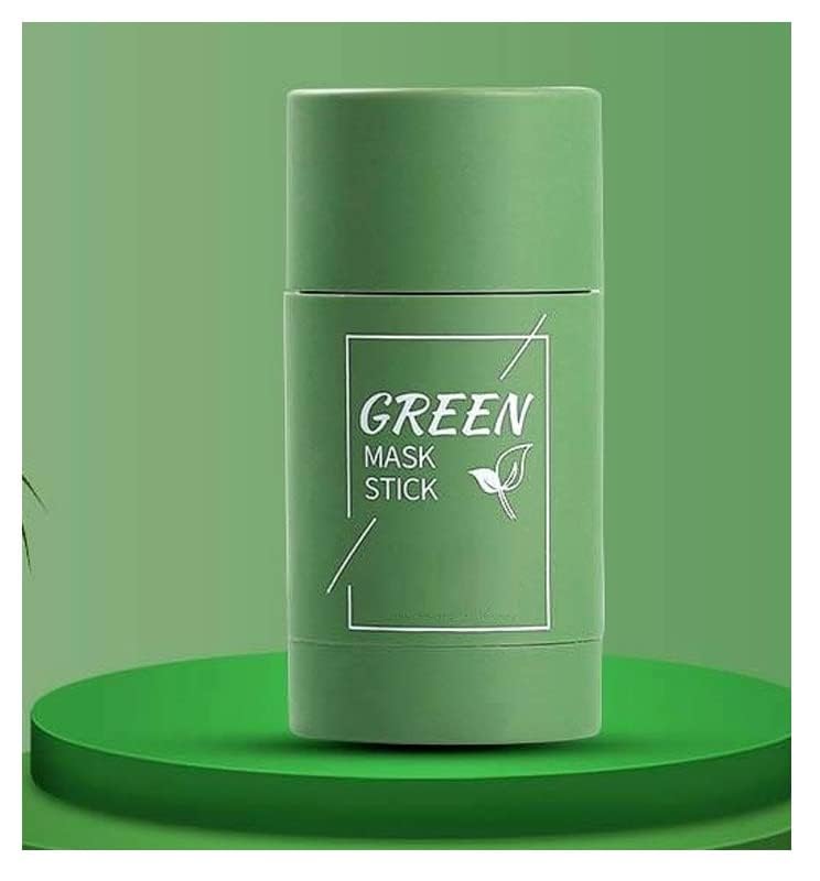 BEAUTY Professional Green Tea Mask Stick for Face, Blackhead Remover, Deep Pore Cleansing, Green Clay Mask For Face Moisturizing, Purifying for All Skin Types of Men and Women