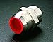 Caplugs T-13X T Series, Plastic Tapered Cap and Plug, Red LD-PE, Protective Closures, Dust & Moisture Seals, MIL Spec, SAE Fittings, EZ Remove, Cap OD 0.933