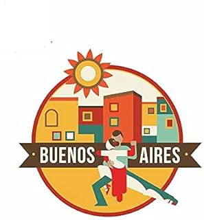 Calcomanías de vinilo para coche de Buenos Aires Argentina, protector solar para autocaravanas o furgonetas JDM de 13 x 11,9 cm