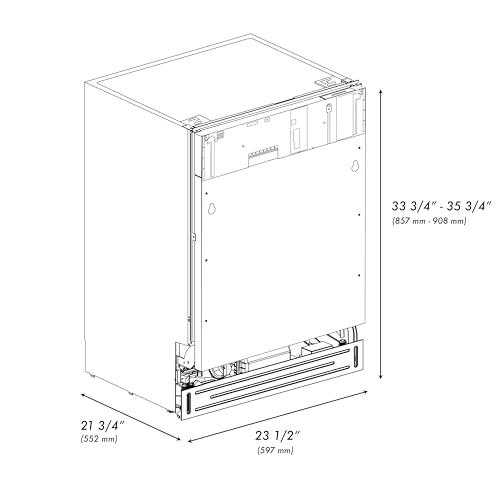 Zline Kitchen And Bath Zline 24 Inch Tallac Series 3Rd Rack Tall Tub Dishwasher In Custom Panel Ready thumb #8