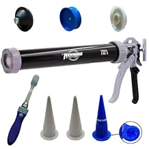 Caulk Gun, Bulk/Sausage Packs, Blk, 24 oz.