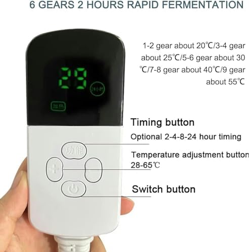 Dough Fermentation Machine - 5L Electric Yogurt Maker for Natto, Rice Wine, and Fruit Enzyme Fermentation