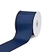 Creative Ideas 3" Inch Solid Grosgrain Ribbon, 25 Yards, Navy Blue, 25 yd,