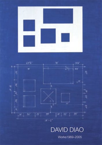 David Diao: Works 1969-2005 Livre Art Contemporain Peinture Abstraite Post-Minimalisme