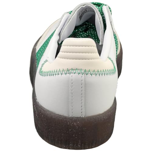 Image of adidas Sambae Womens Sneakers, Cloud White /Green /Off White, Size 8