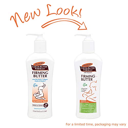 Palmer's Cocoa Butter Formula With Vitamin E + Q10 Firming Butter Body Lotion, Postpartum Essentials Skin Care, Shea Butter, Collagen And Elastin, 10.6 Fl Oz #TOP3