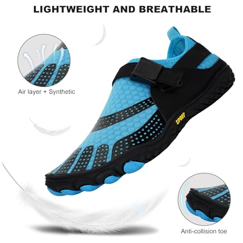 Image of barefoot hiking shoes for women men professional water shoes for women men barefoot hiking shoes for travel wide toe slip resistant breathable