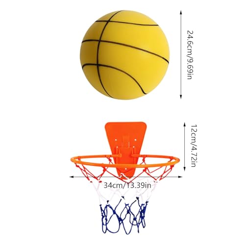 Baloncesto interior silencioso sin ruido para casa 6