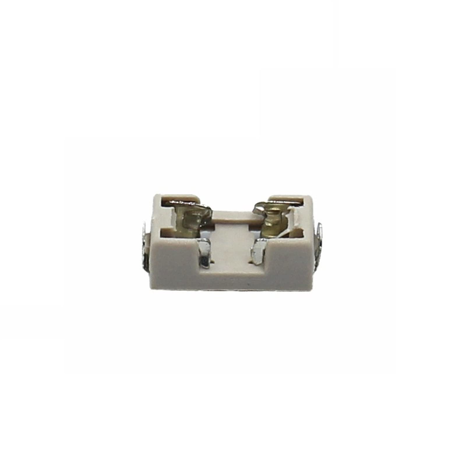 100 Uds 1808 0451 SMD portafusibles Caja de fusibles Base transposón 6,1x2,69mm Temperatura Carcasa de plástico portafusibili