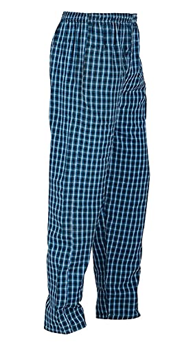 Image of Men's Cotton Checkered Pajama (Pack of 3) (Multicolored)