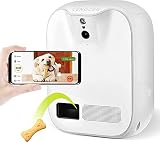 CENGCEN Pet Monitoring Camera Dog Treat Dispenser Two-Way Audio HD WiFi Dog Camera with 130° View, R