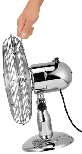 Ventilateur de table Unold 86830 chromé à oscillation grand angle - 6