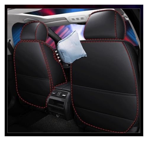 Housses de siège de voiture en cuir imperméable édition rouge