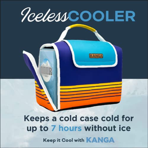 Image of Kanga Insulated Cooler Bag - Soft Cooler Bag - Can Beer and Seltzer Drink Cooler - Insulated and Durability Tested - Kanga Kase Mate