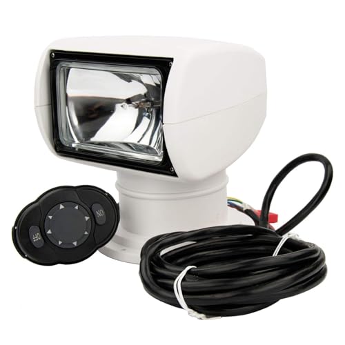 Projecteur de recherche portable pour bateau 24V avec télécommande