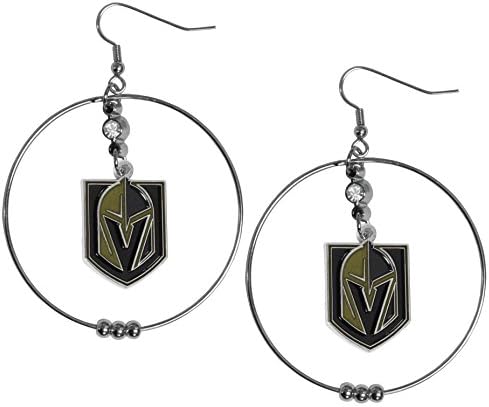 Siskiyou Sports NHL womens 2 Inch Hoop Earrings