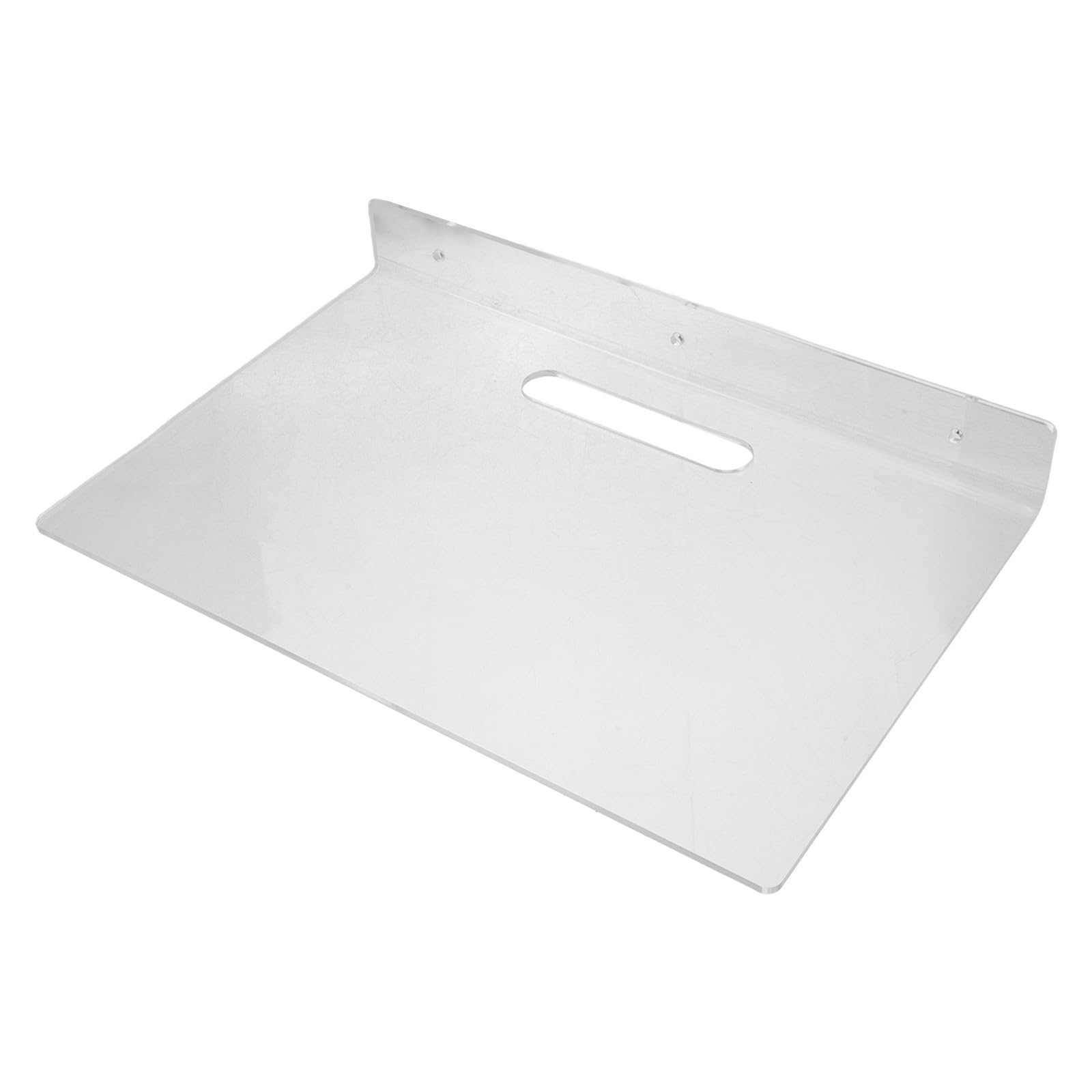 Estante flotante de pared sin taladro organizador de acrílico transparente para cámara y altavoz