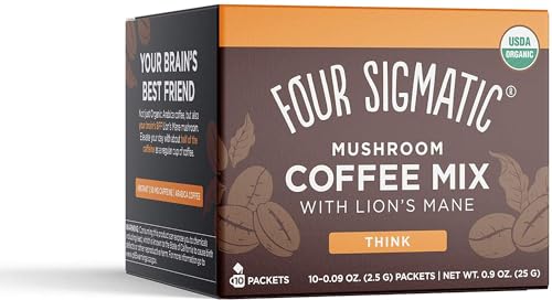 Four Sigmatic Organic Mushroom Coffee | Arabica Instant Coffee Singles ...