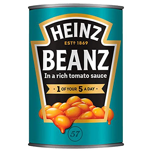 Heinz Beanz In A Rich Tomato Sauce Baked Beans, 14.64 oz ℮ 415 g, 2 Pack