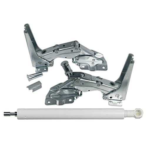 ORIGINAL Liebherr 9590166 Türdämpfer + Türscharnier Scharnier oben + unten Reparatursatz Kühlschrank u. a. IKB 2214-20A, IKP 1554-20A...